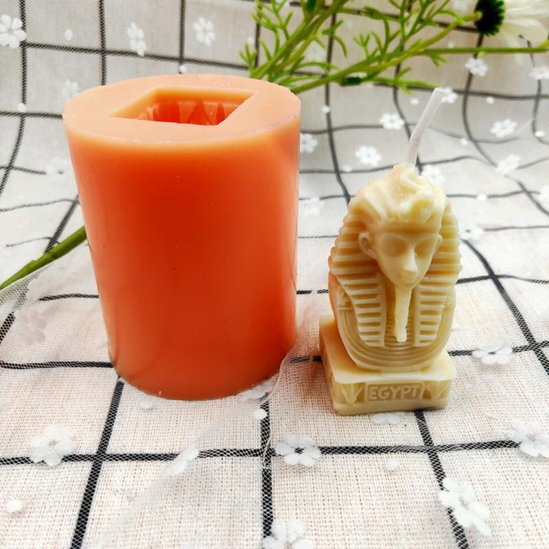 Ancient Cleopatra Lion Head Human Body Silicone Mold