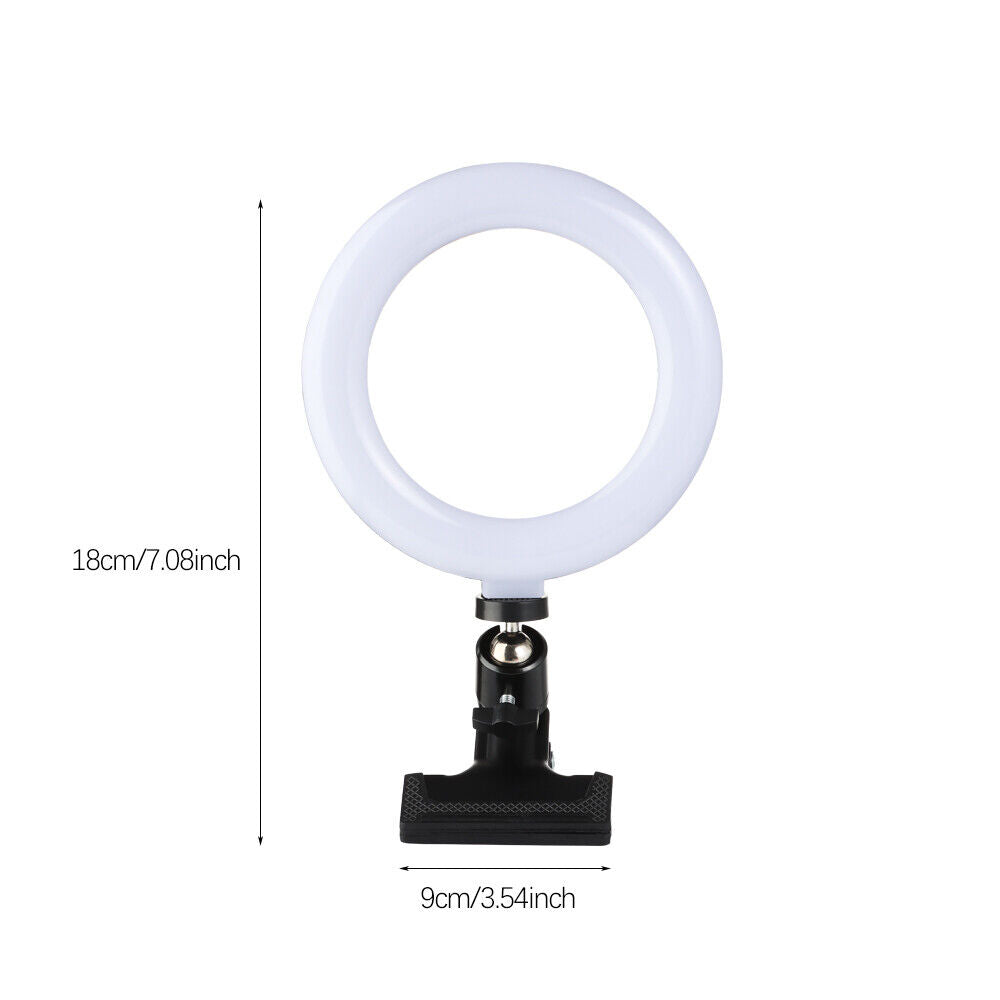 Selfie Ring Light Video Conference Lighting Kit Laptop Computer Monitor