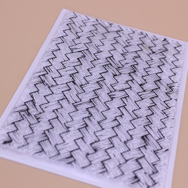 Bamboo Woven Clear Stamp Seal Handmade Crafts Embossing Decor Gift Supplies