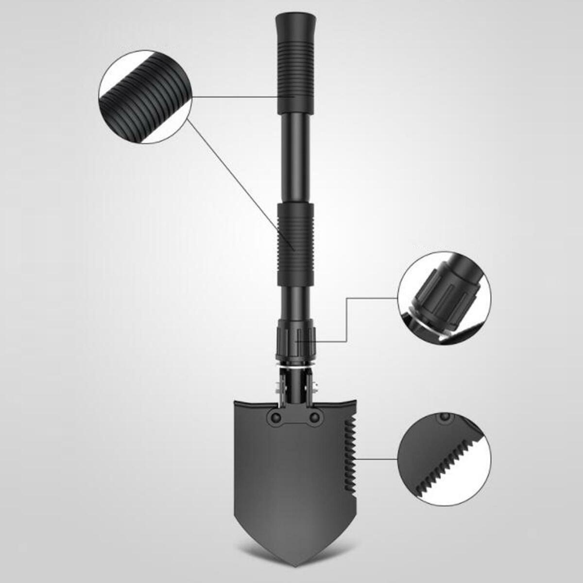 Handy Foldable Camping Shovel Garden Trowel  Gardening Potting Tools