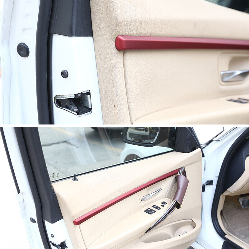 4x Inner Door Panel Molding Strip Trim Cover Fit for BMW 3 Series F30 F31 13-18