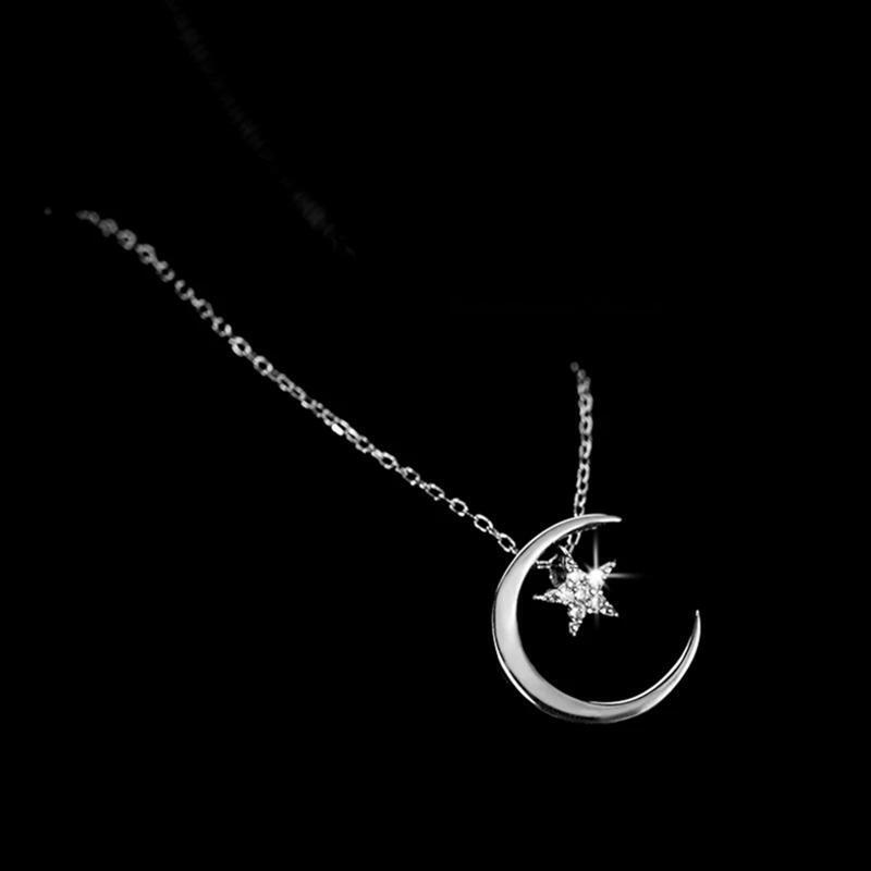 Moon Star Necklace Female Trendy Temperament Niche Net Red Ins Collarbone Chain