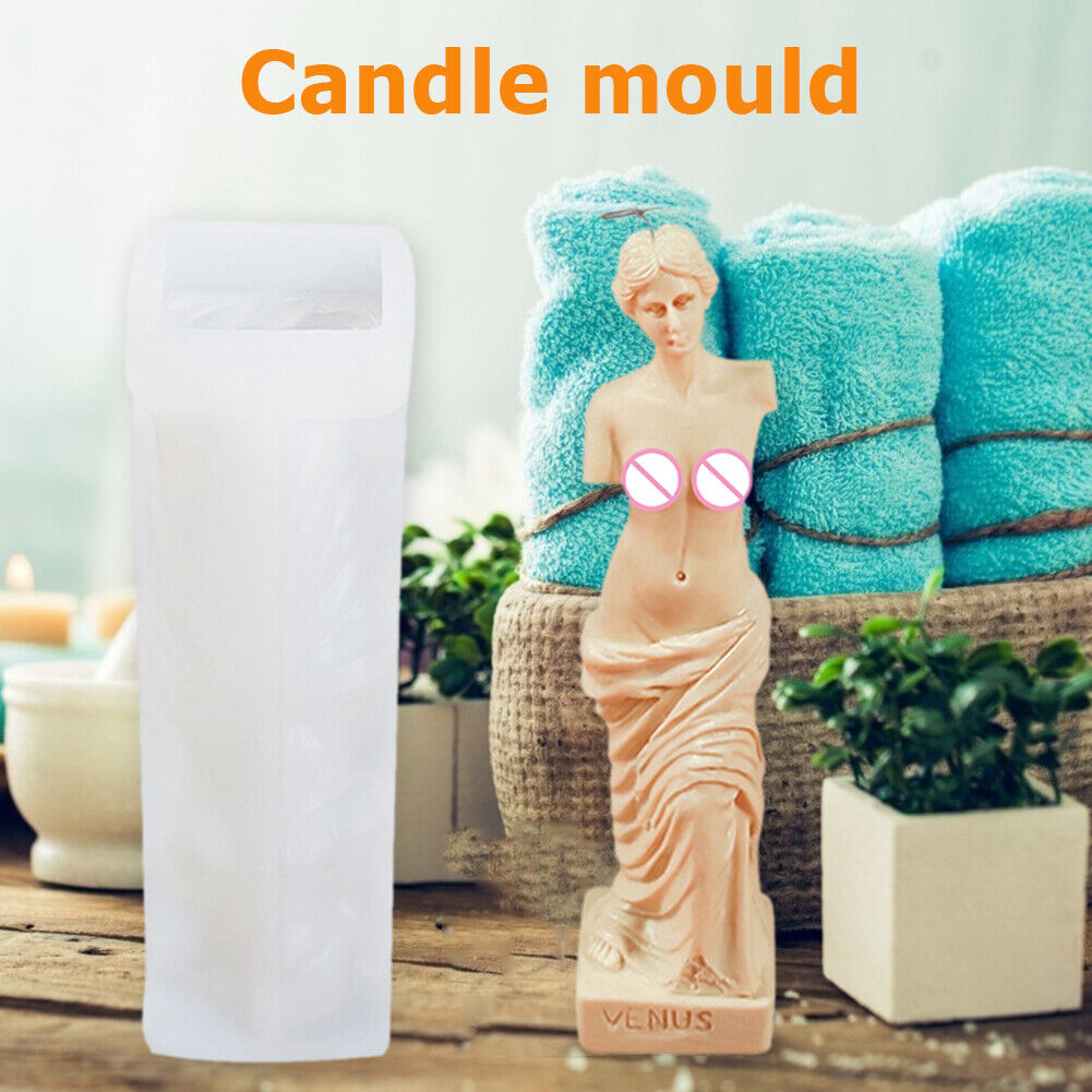 DIY Soap Mold Silicone Candle Making Wax Mould Human Body Shaped Handcraft