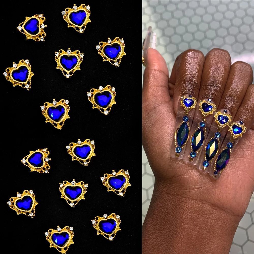 Manicure Decorations Nail Gems Nail diamonds Crystal Charms Alloy Rhinestones