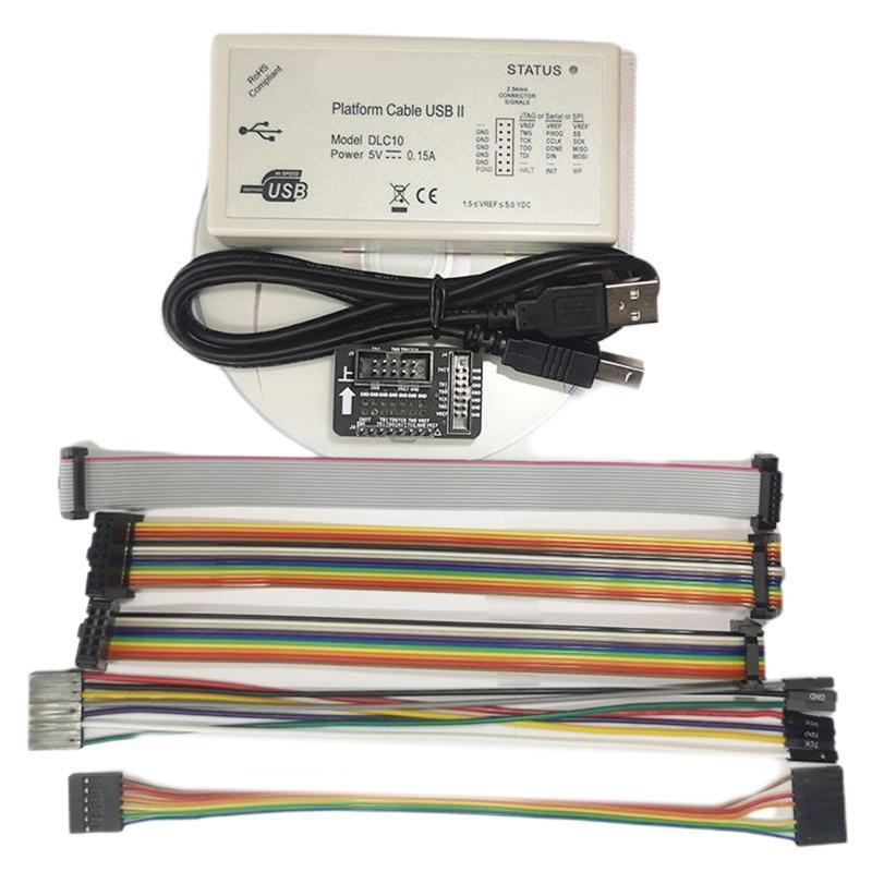 DC 5V DLC10 Platform Cable USB Supports All Xilinx Device Jtag SPI Downloader