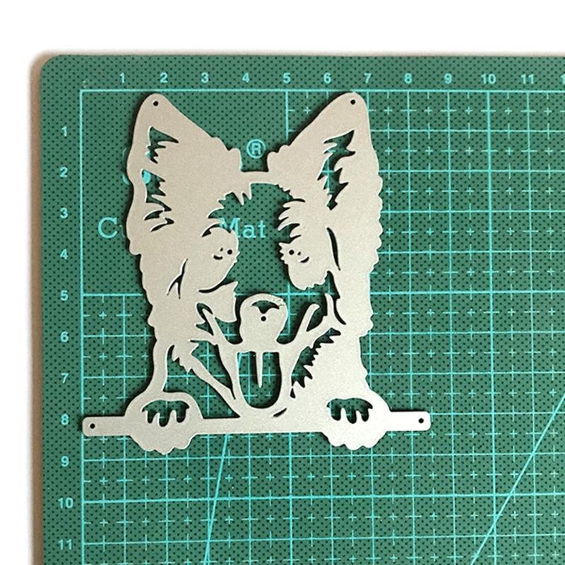 Cute Dog Metal Cutting Dies Stencil Scrapbooking DIY Album Stamp Paper Embossing