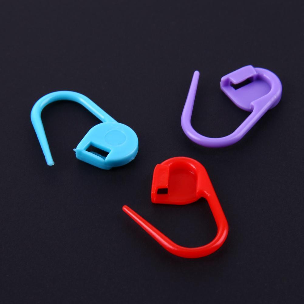 104pcs/Box 8 Colors Knitting Accessories Crochet Locking Stitch Markers