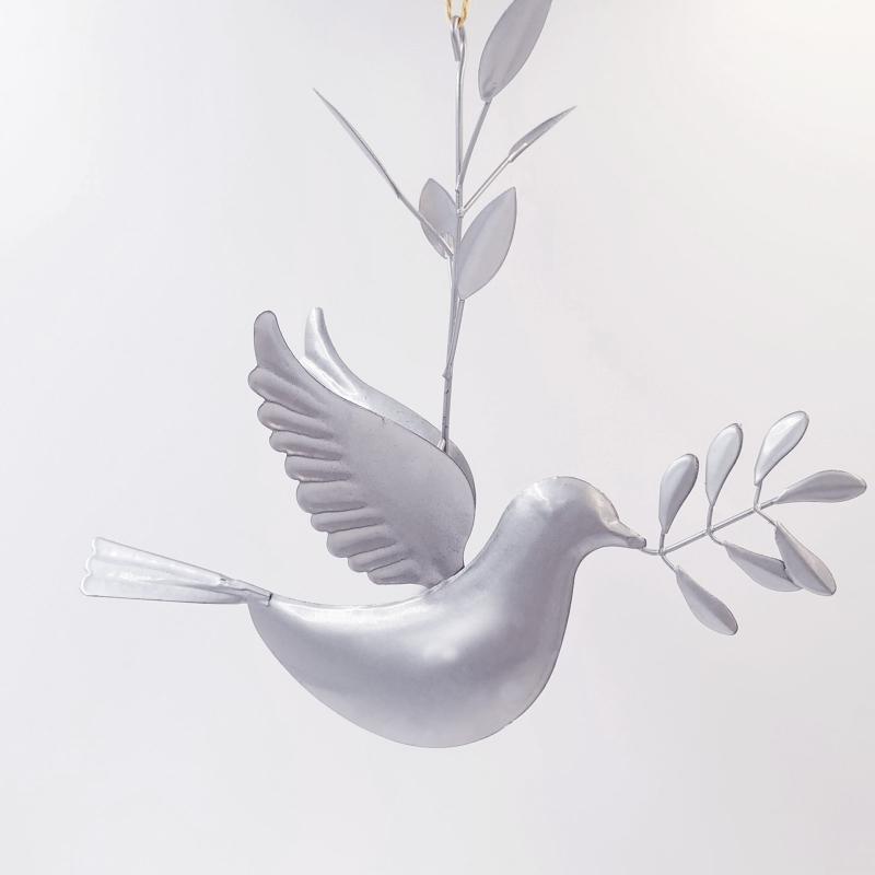 Metal Doves Wall Art Decor Holiday Gifts Outdoor Wall Sculpture Decoration