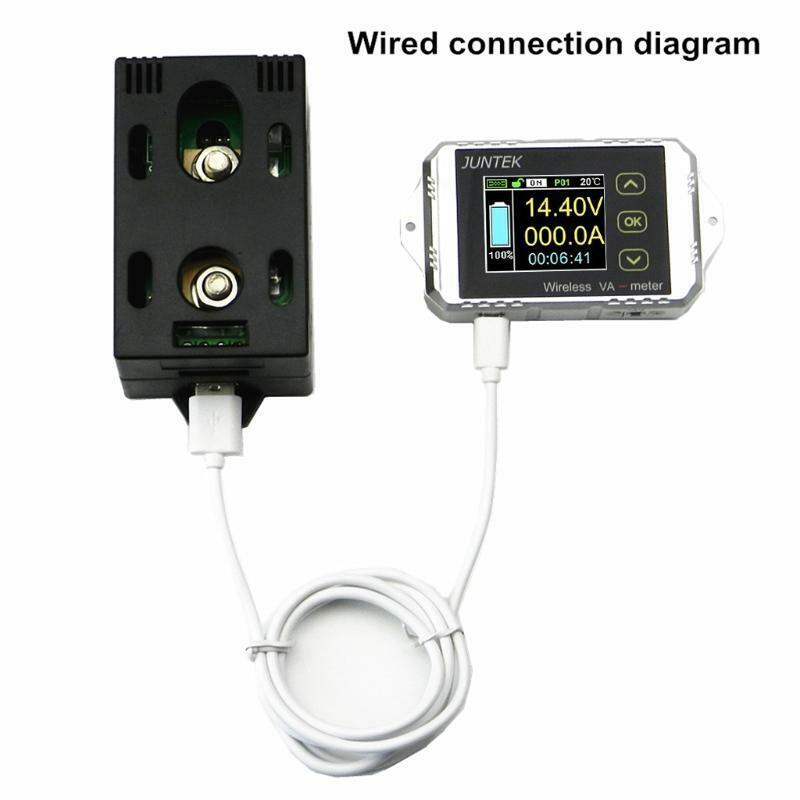 DC 400V 300A Wireless Bi-directional Voltmeter Ammeter Capacity Volt Power Meter