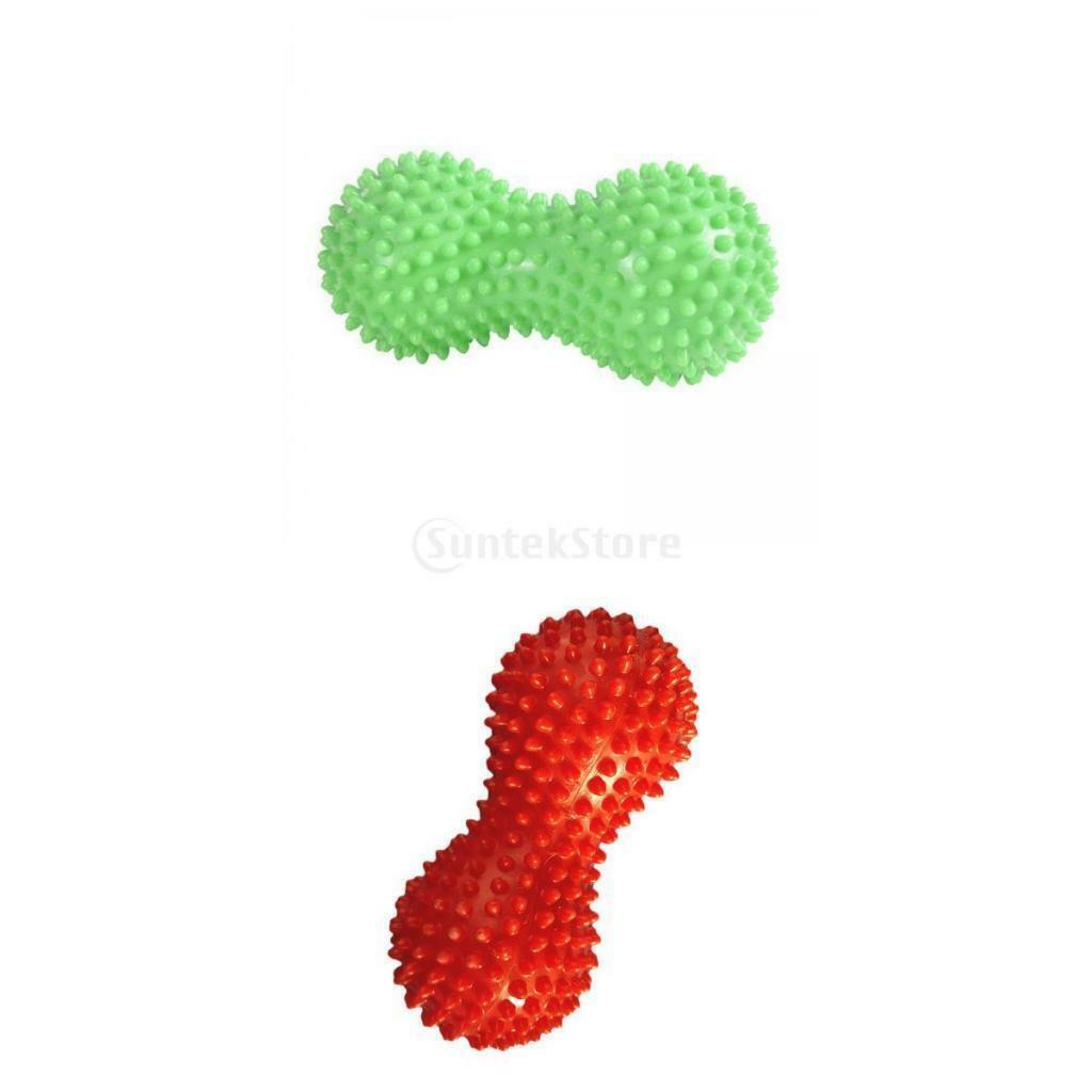 2 Pieces Silicone Spiky Massage Ball Massage Roller