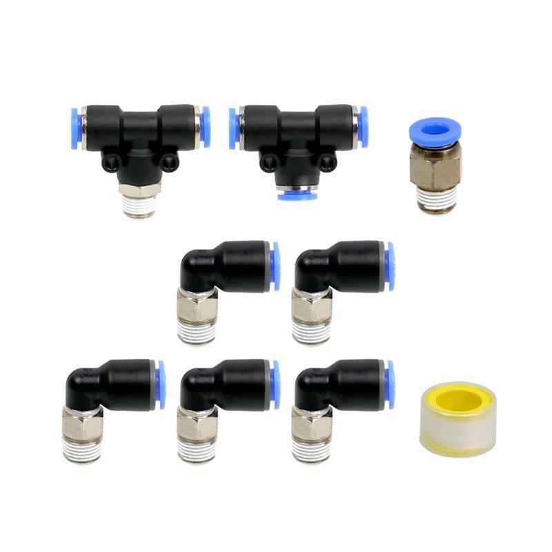 Turbo Vehicles Vacuum Fitting Kit Turbo Wastegate & Solenoid Push Lock Connector