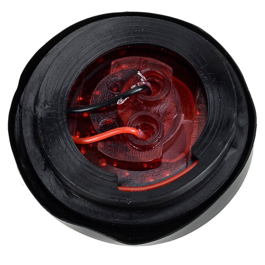 2pcs 2" Round LED Side Marker Light for Car Truck Trailer Van Caravan
