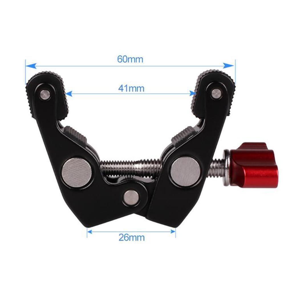 Multifunctional Spherical Head Clamp Arm Adapter for Camcorder Monitor with