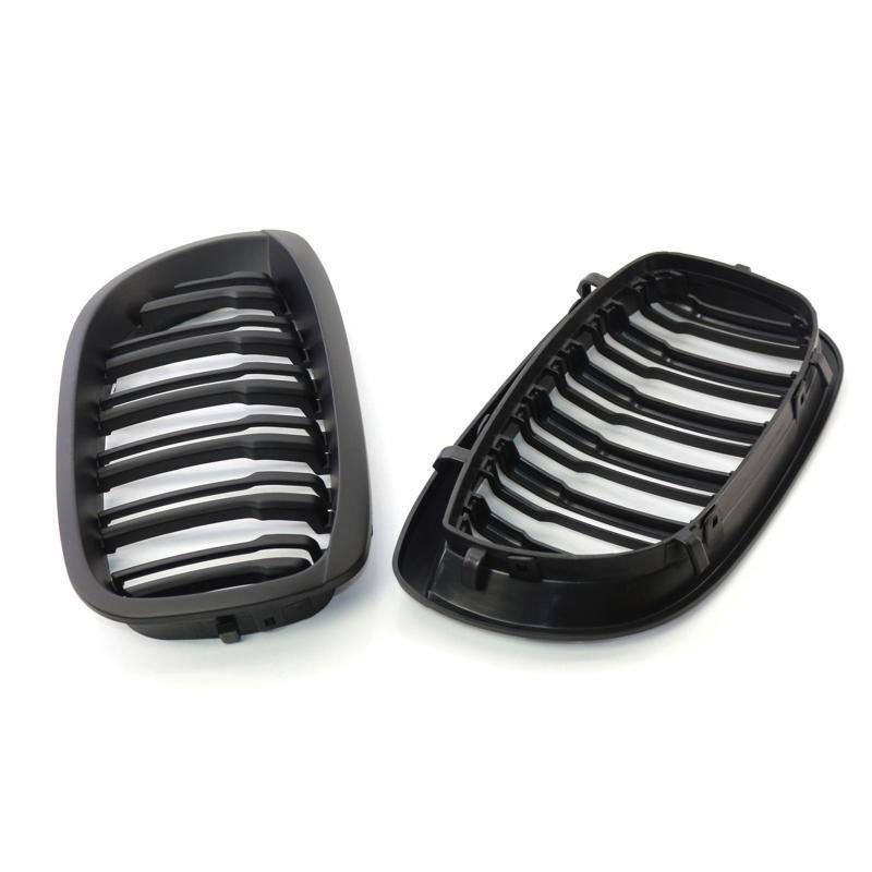2x For BMW3 Series E46 Coupe 2 Door 03-05 LCI Front Twin Bar Grilles 51137064317