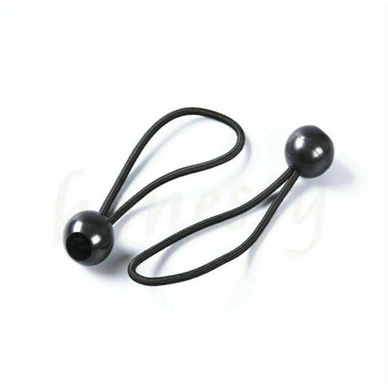 5PCS Tarpaulin Bungees Ball Shock Elastic Loop Tie Cord Wire Tarp Tent Awning