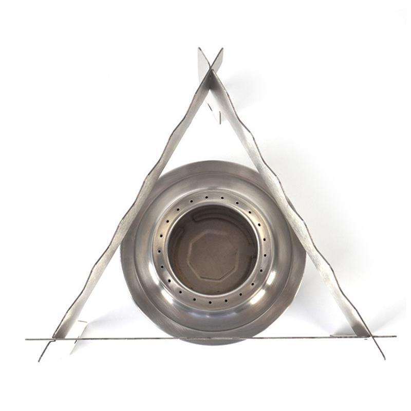 Portable Stainless Steel Alcohol Stove Cross Stand Stove Rack Stove Support Base