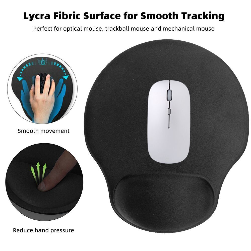 Thicken Ergonomic Comfortable SBR Wrist Support Mouse Pad Wrist Rest Mice Mat