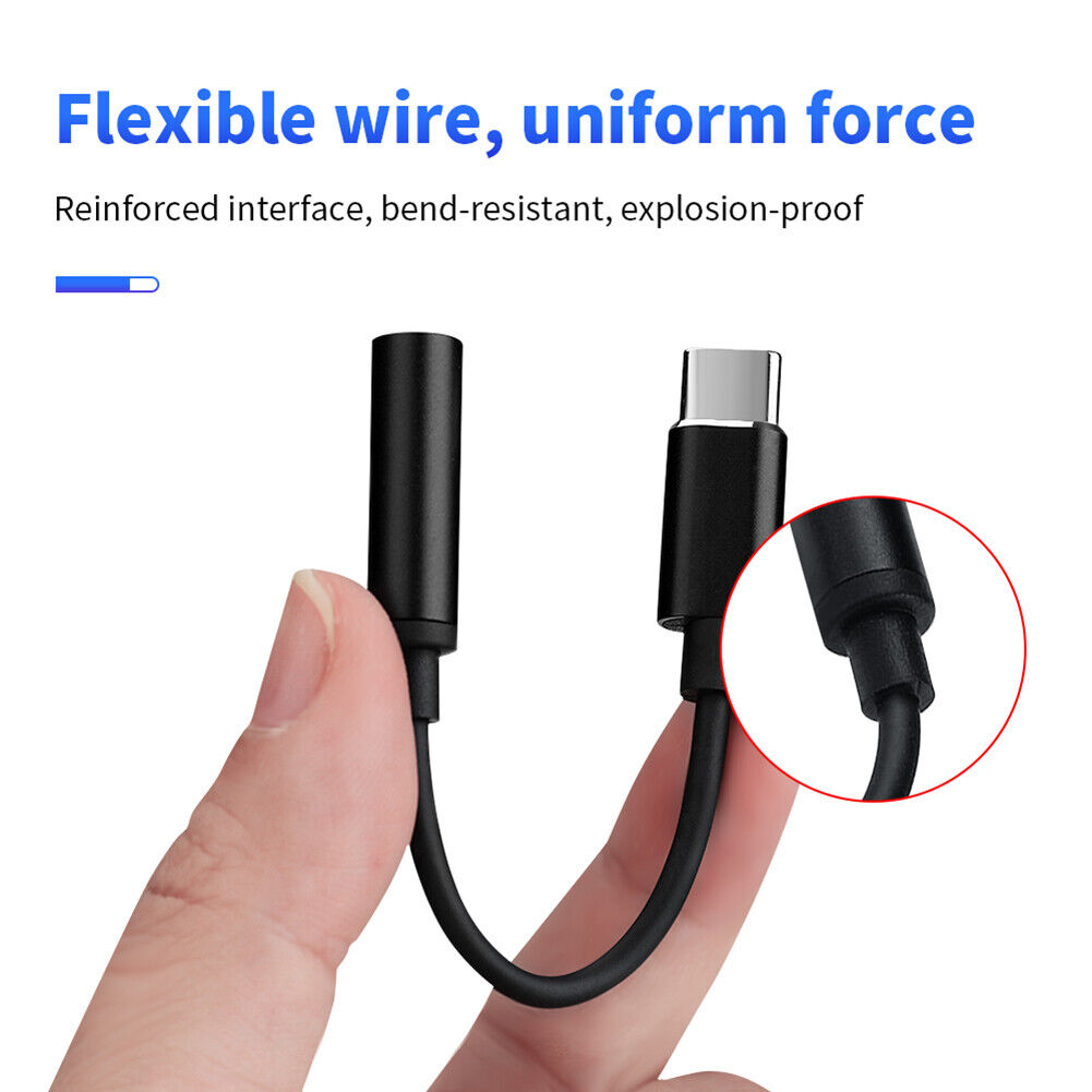 For DJI Action 2 Microphone Audio Adapter Cable Camera Type-C to 3.5mm Wire