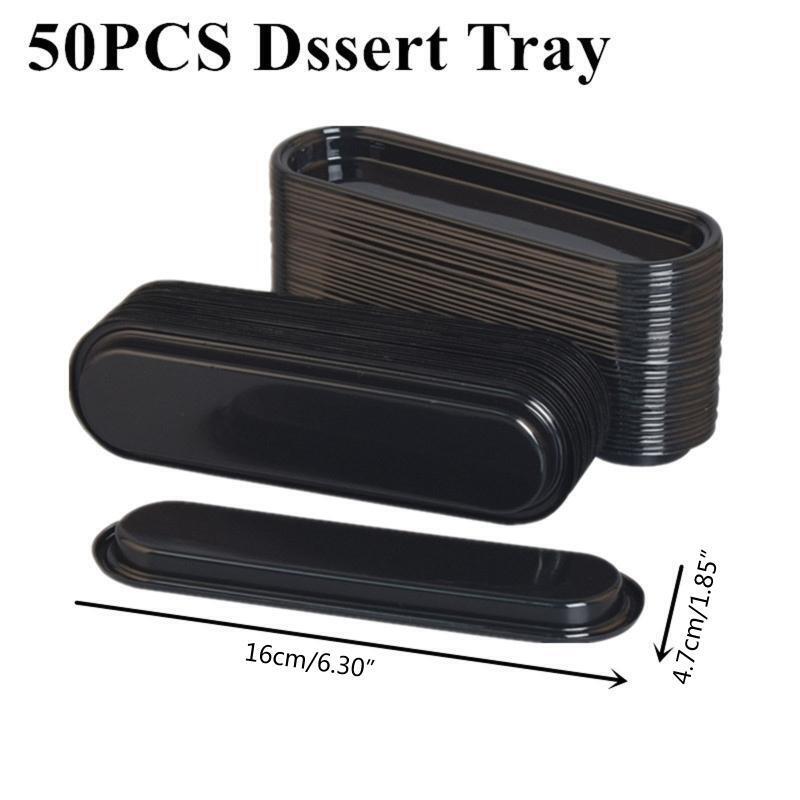 50pcs/set  Mousse Cake Boards Oval Shape Mousse Board Tray Decorating Tool