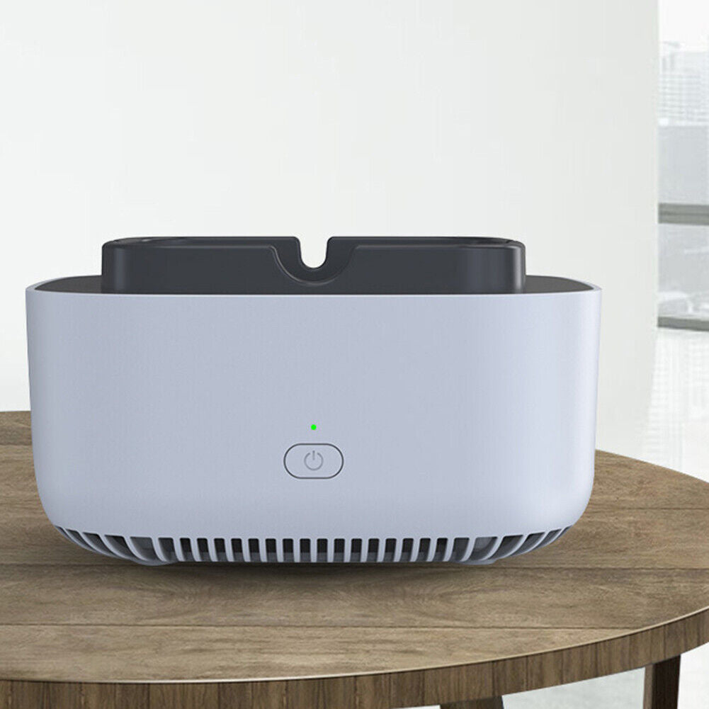 Smokeless Ashtray Air Purifier 360 Degree Surround Smoke Remover (Grey)
