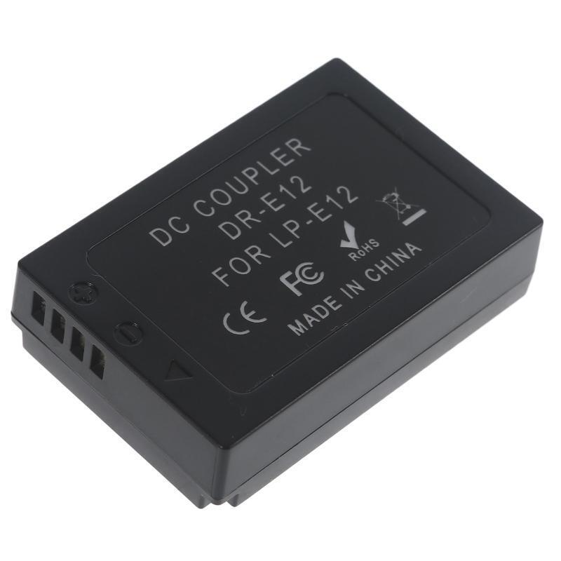 Type-C to LP E12 DC Coupler Dummy Battery Camera Power Cable for M2 M10 M50