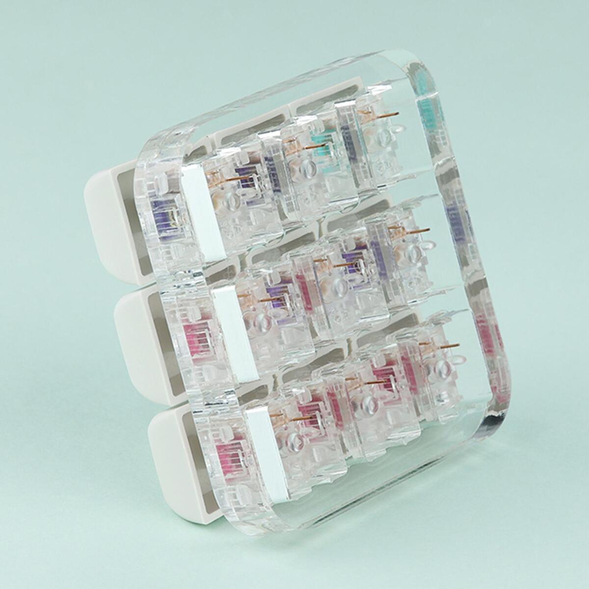 9 Key Switch Tester, Retooled Sampler Printed PBT Keycap Switch Testing Tool for