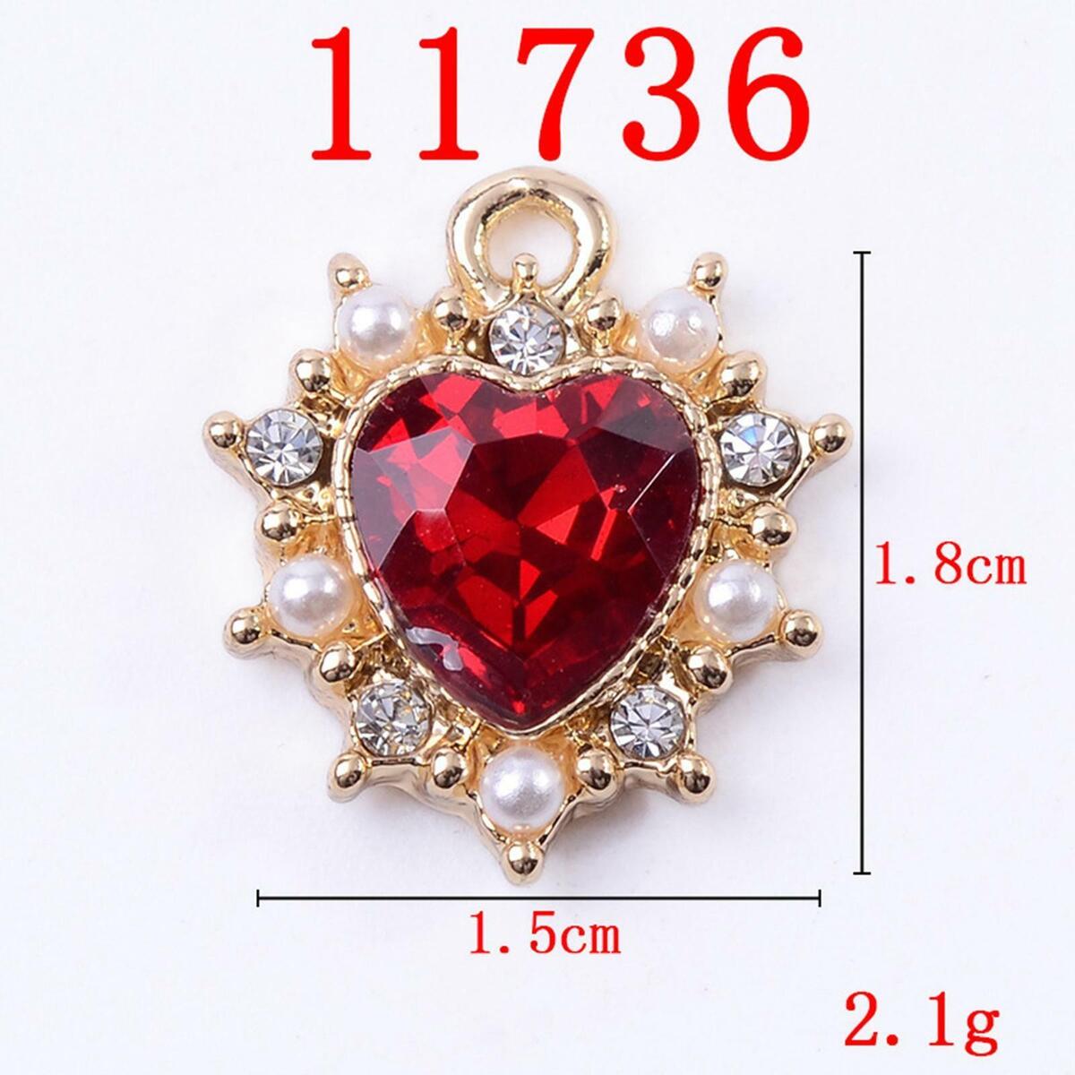 18 Pieces  Charms Pendants Mixed Craft DIY for Keychain Jewelry Making