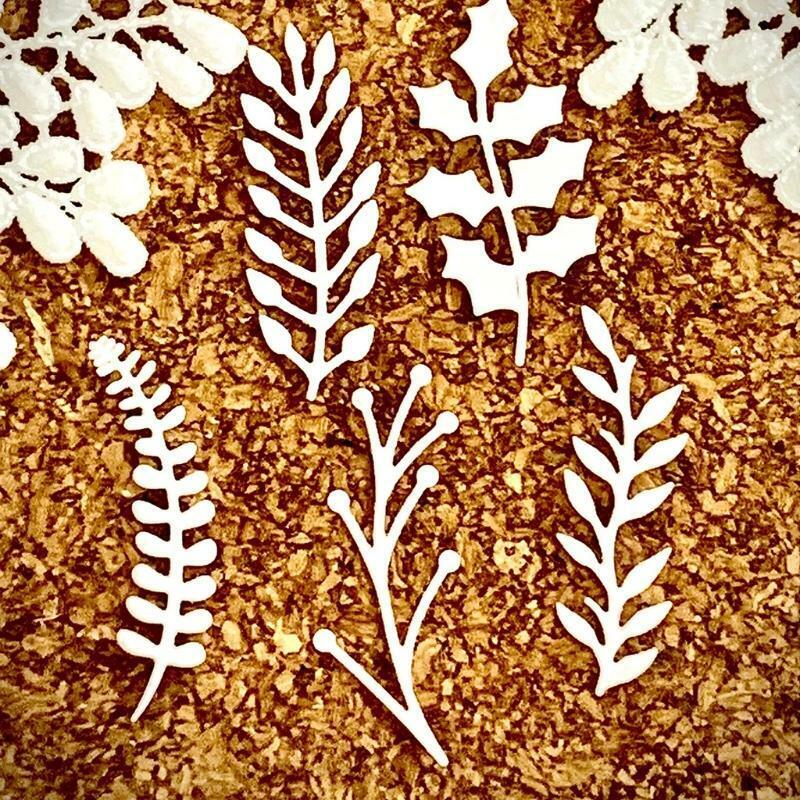Leaves Metal Cutting Dies Stencil Scrapbooking DIY Album Stamp Paper Cards