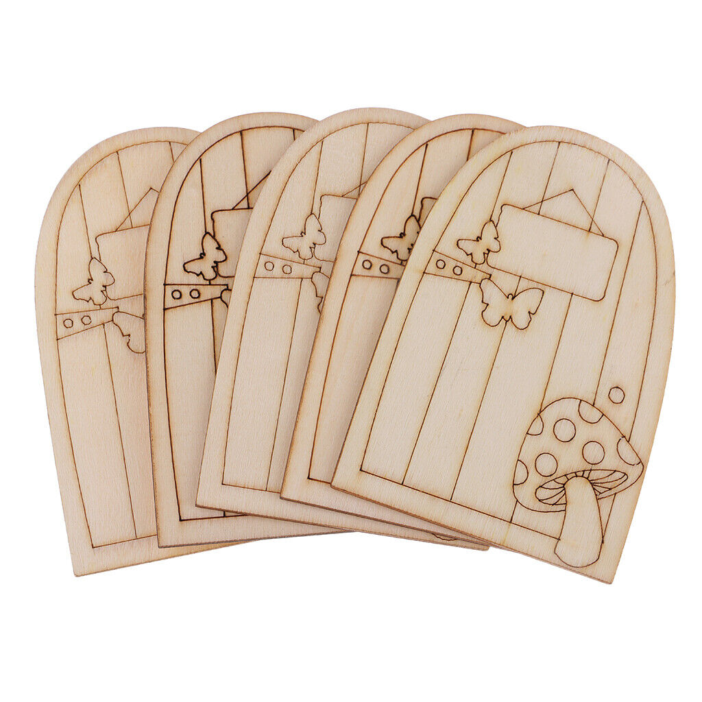 20Pieces Fairy Gardens Mini Wooden Fairy  Supplies Accessories