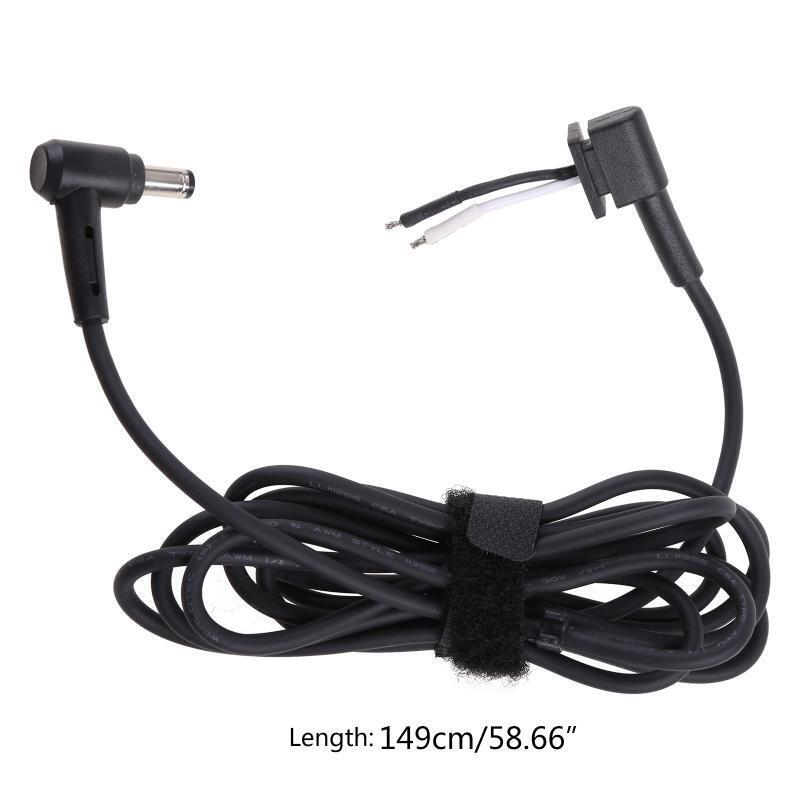 DC Power Pigtails Cable 7.5x5.0 mm Plug Jack to Bare Wire Open End Power Supply