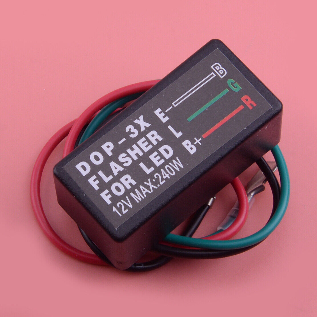 Car LED Flasher Relay 3 Pin Signal Light Blinker 12V for Motorcycle ATV UTV SUV
