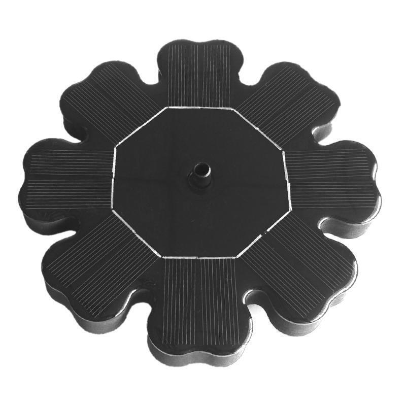 Outdoor Solar Power Water Bird Bath Fountains Pond Pump Floating Garden Aquarium