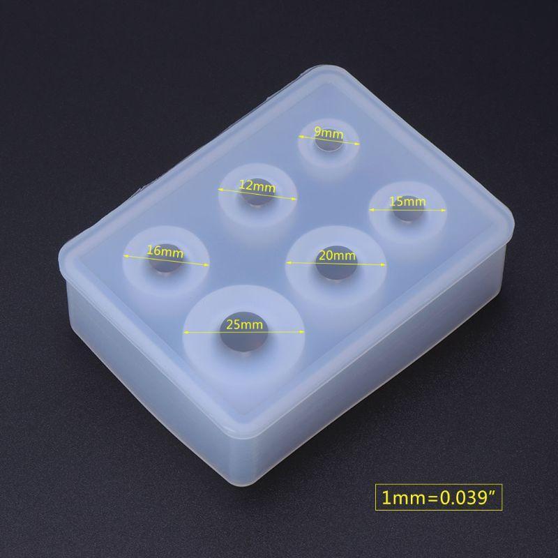Globe Pendant Silicone Molds DIY Jewelry Making Cake Decor 9/12/15/16/20/25mm