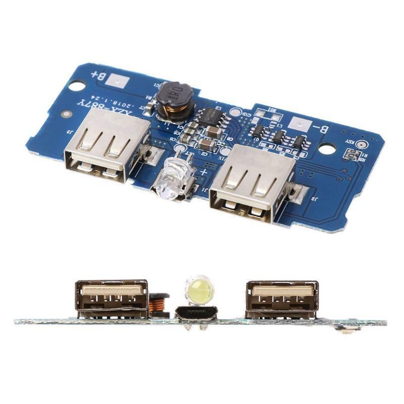 5V 2A Dual USB 18650 Lithium Power Bank Charging Board Circuit Step Up Module