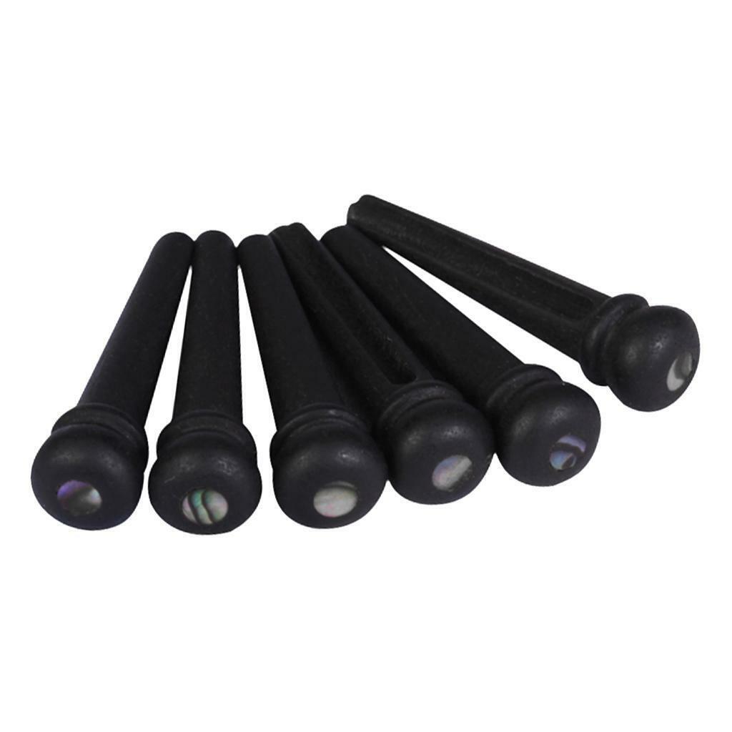 6pcs Bridge  String Pegs for Acoustic Guitar Replacement