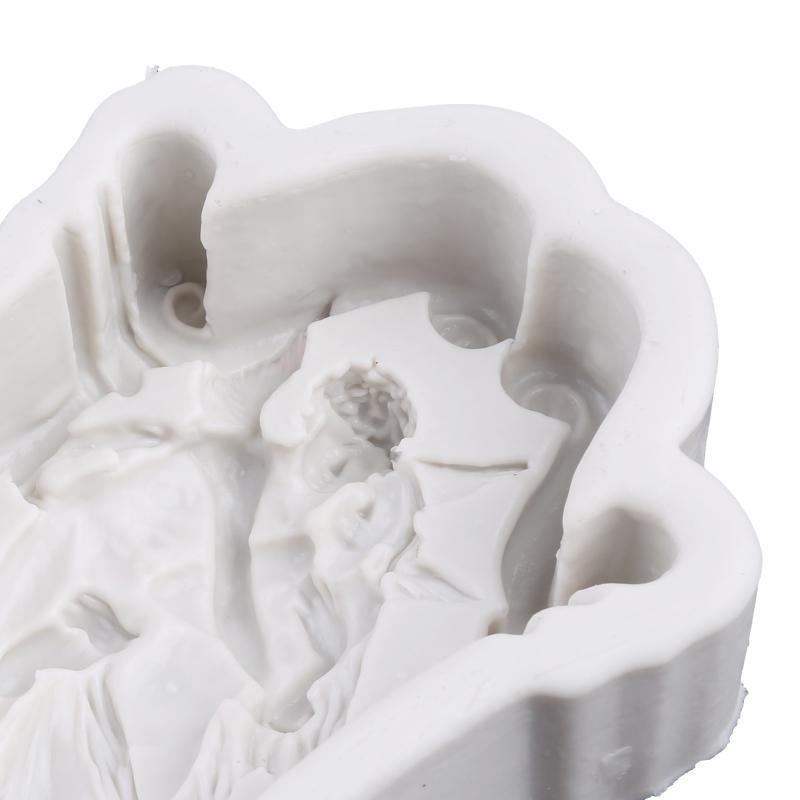 Male Female Angel Silicone Candle Mold Handmade Soap Molds Candy Chocolate Mould