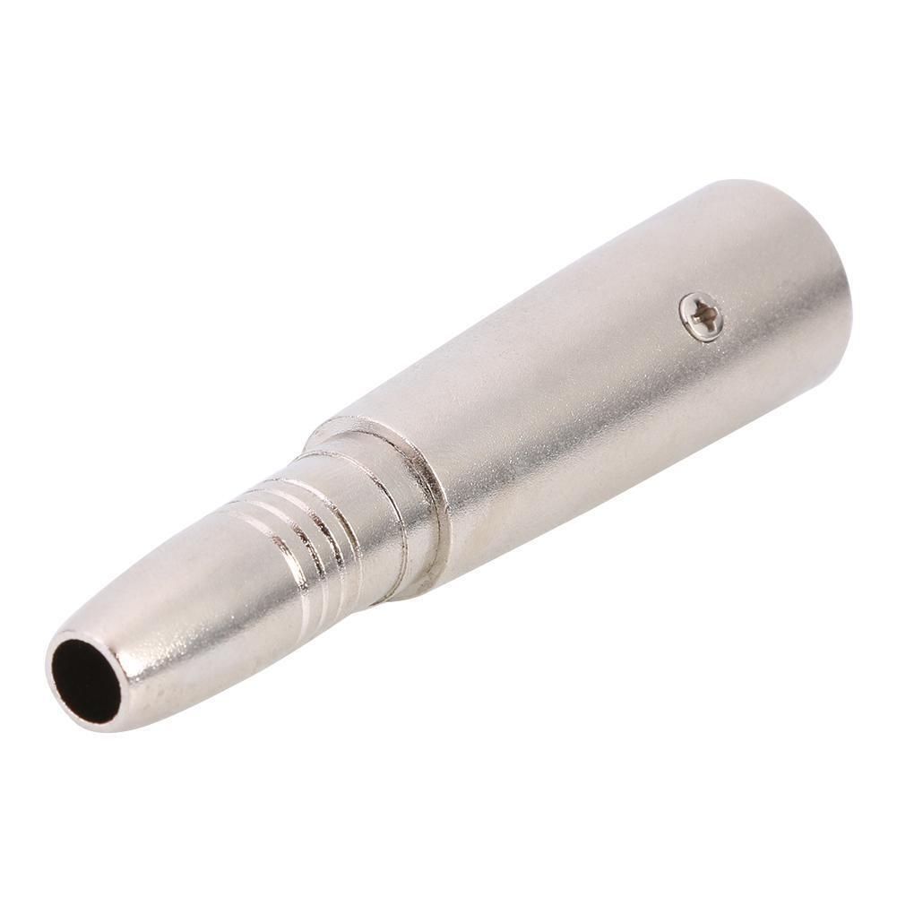 XLR 3Pin Male to 6.35mm Female Stereo Jack Audio Adapter Connector Tip Plug