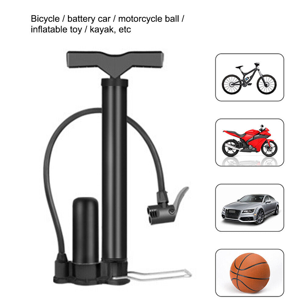 High Pressure 140psi Hand Floor Pump Manual Bicycle Cycling Tire Air Pump
