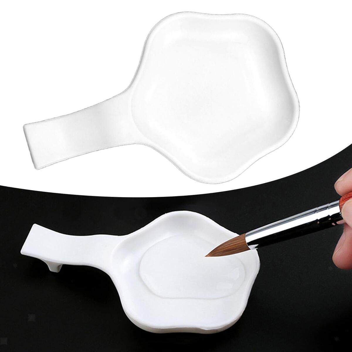 Porcelain Makeup Mixing Tray Holder Pen Wash Dish Tray Accessory Reusable