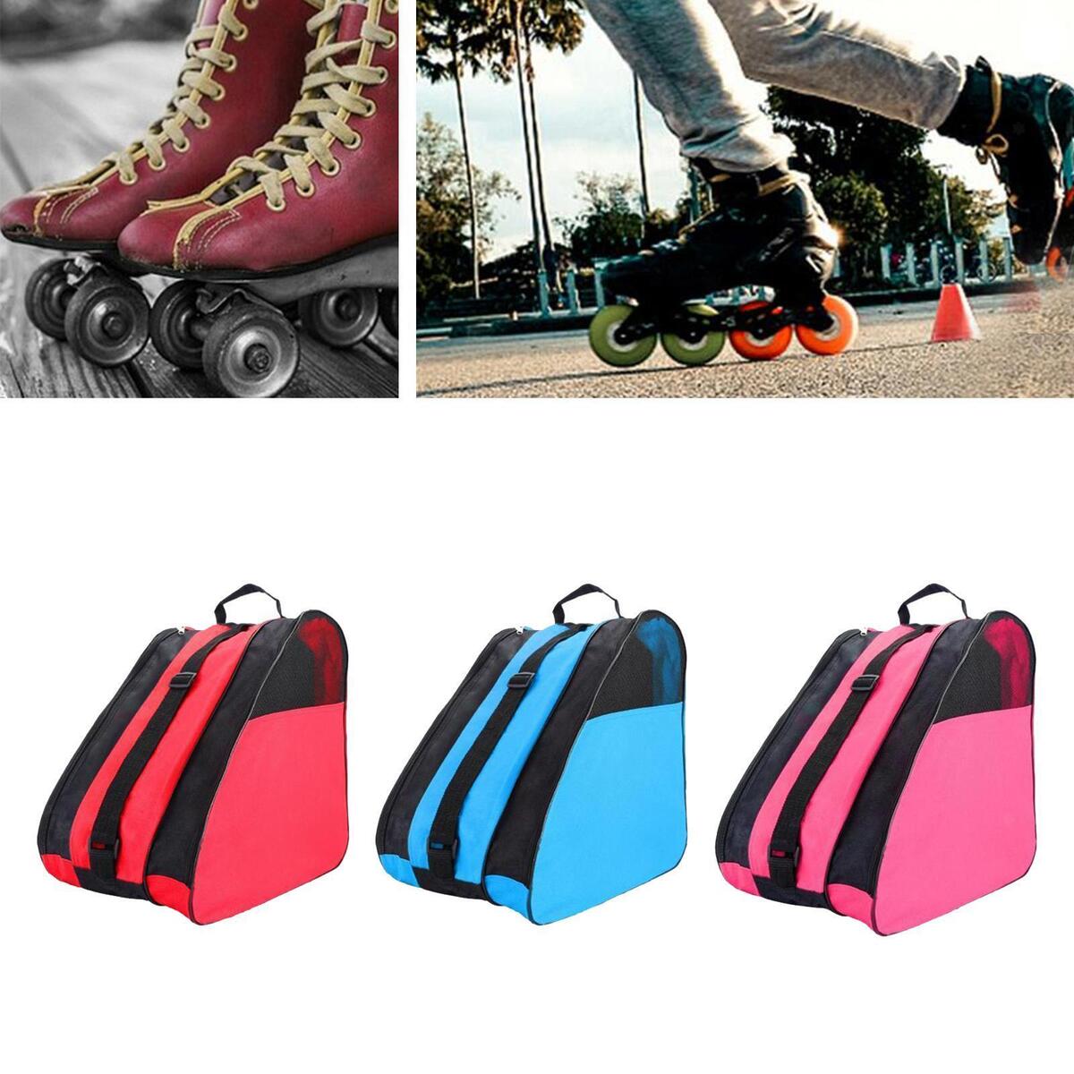 3pcs Breathable Roller Skates Bag Kid Inline Skates Sports Storage Bags