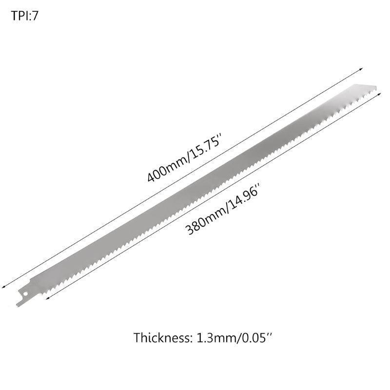 Stainless Steel 400mm Reciprocating Power Saw Blade Effective For Cutting Wood