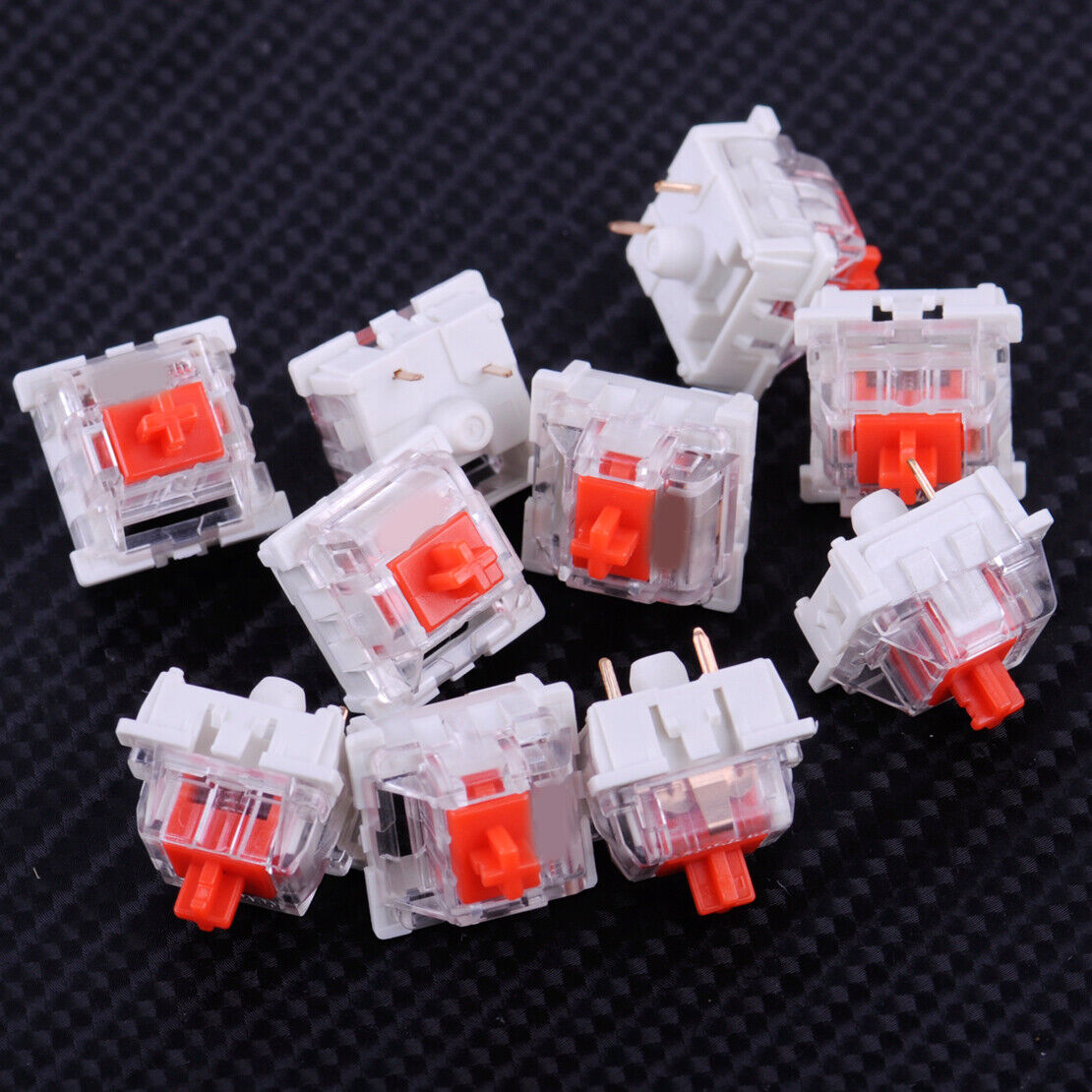 10x Red 3 Pin Mechanical Keyboard Switch fit for Cherry MX RGB Series Replace Li