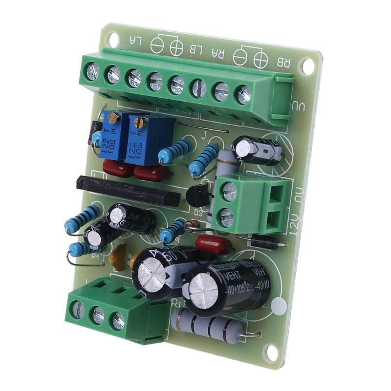 12V Power Amplifier VU Meter Driver Board DB Audio Level Meter TA7318P Amplifier
