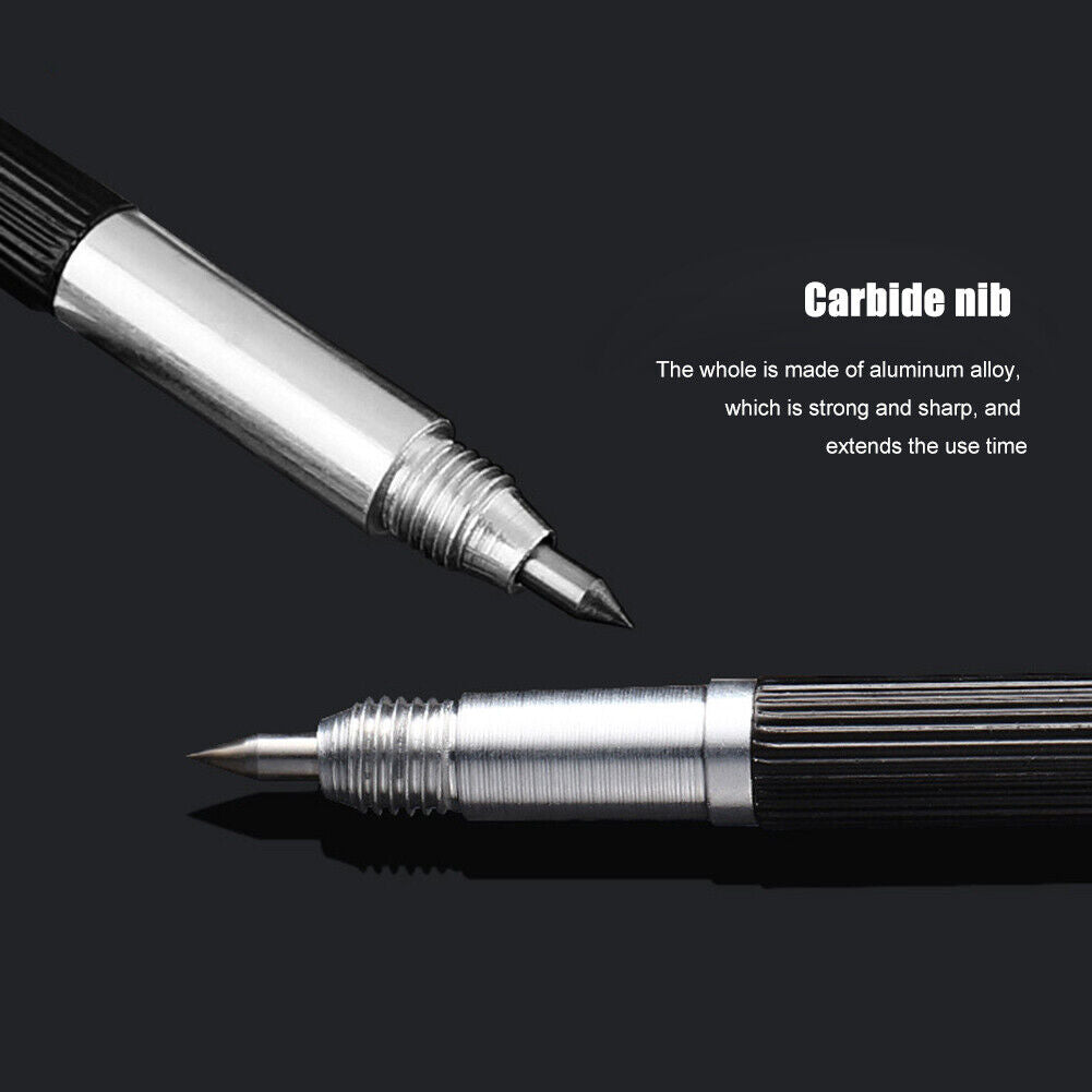 Double Headed Tungsten Carbide Tip Scriber Etching Engraving Marking Pen