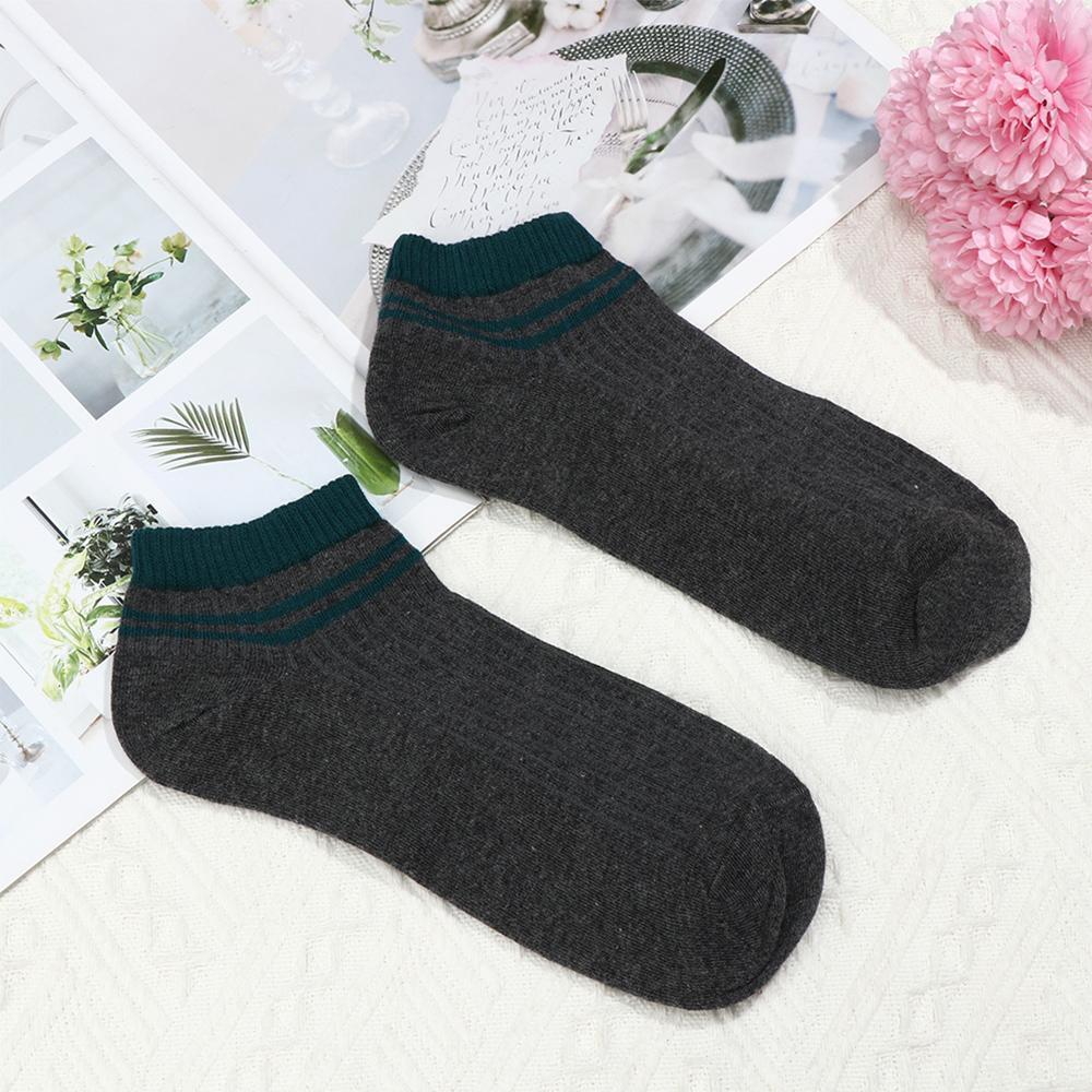 Absorb Sweat Breathable Striped Clothing Accesories Sports Stockings Boat Socks