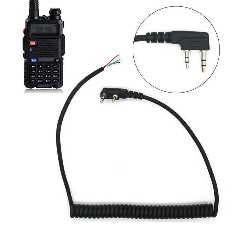 Speaker Mic Walkie Talkie Speaker Cable For Baofeng UV5R For Kenwood TK-240
