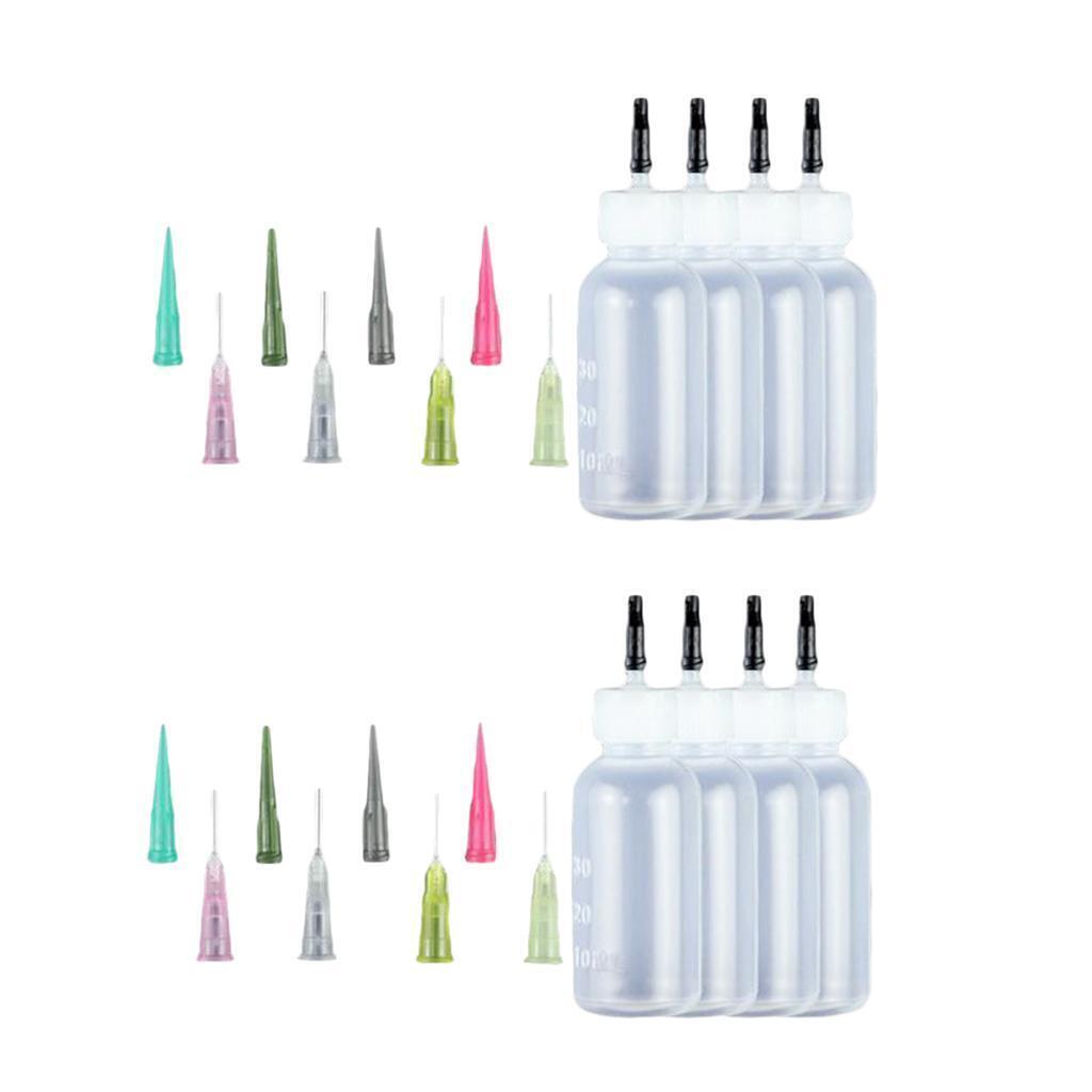 24x Ink Pigment  Bottles with Paint  Needle  Sealing Caps