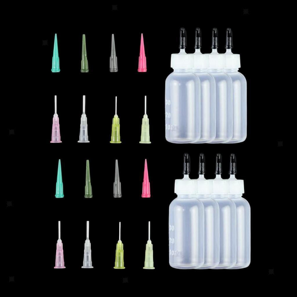 24x Ink Pigment  Bottles with Paint  Needle  Sealing Caps