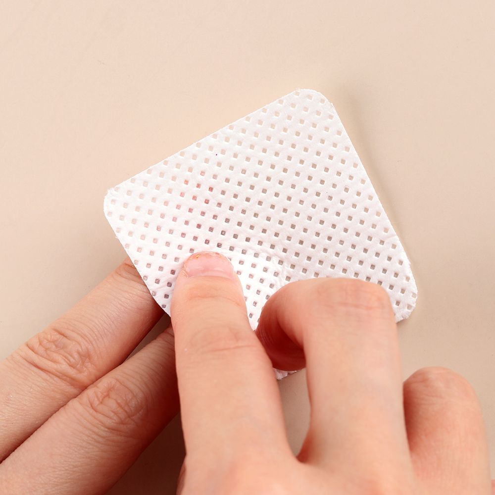Fashion Nail Polish Removal Cotton Pads Paper  Lint-Free Meltblown Nail Wipes