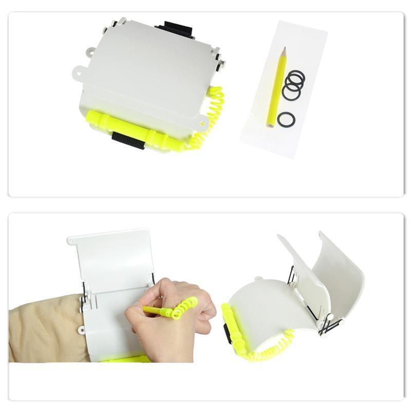 Scuba Wrist Writing Board Floating Pen Elastic Arm Straps with Pencil for Diving